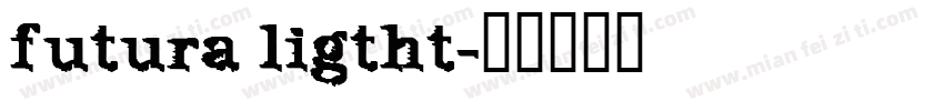 futura ligtht字体转换